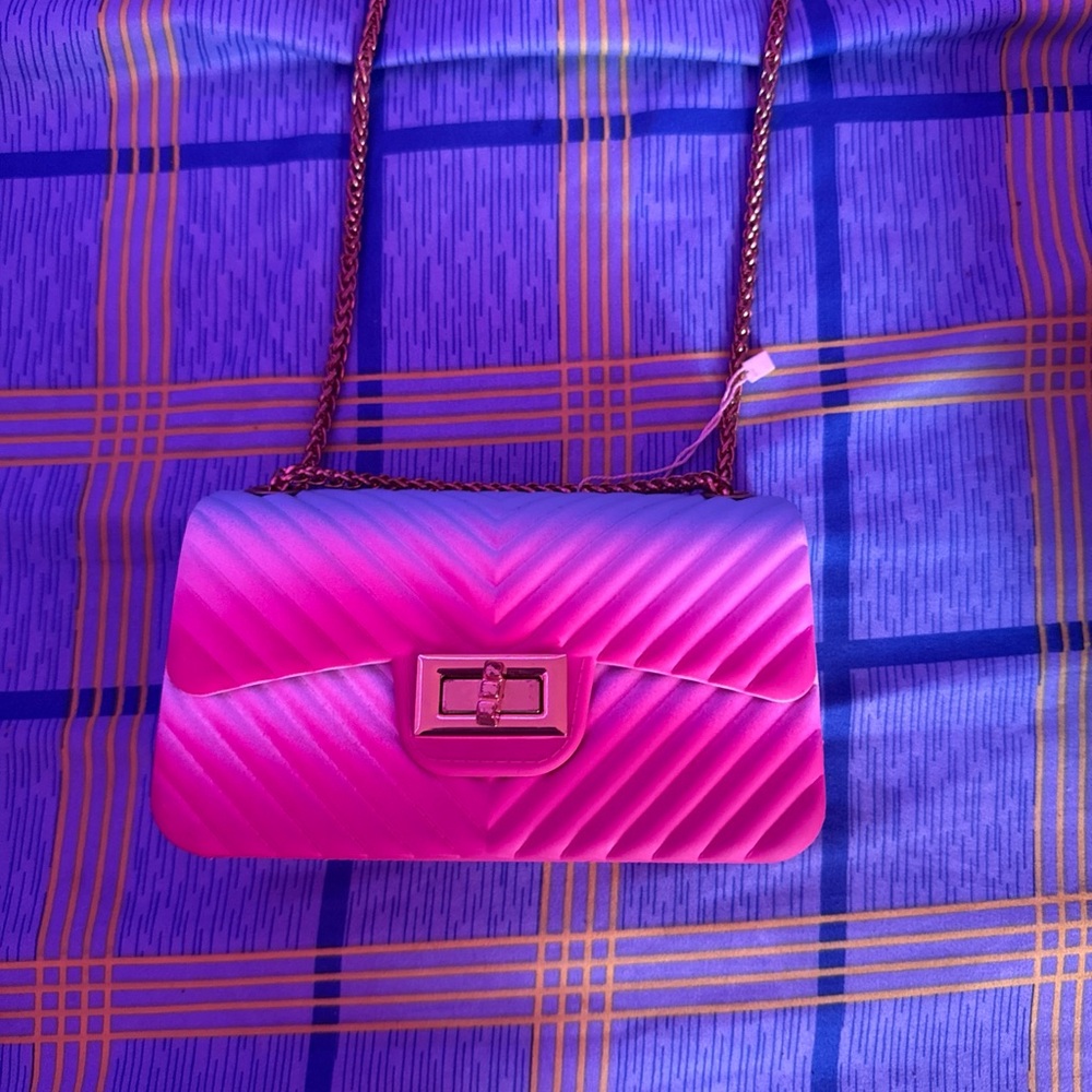 Elegant Pink Quilted Women's Bag
